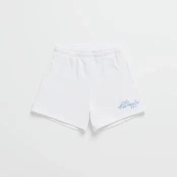 MadhappyBow Fleece Short White