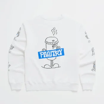 Madhappy Pantry Pals Fleece Crewneck White