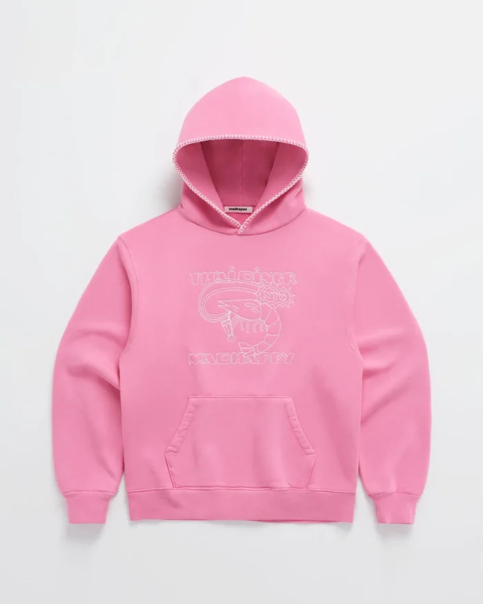 Pink Madhappy Thai Diner Big Shrimp Hoodie